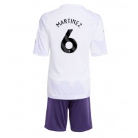 Manchester United Lisandro Martinez #6 Vonkajší Detský futbalový dres 2025-26 Krátky Rukáv (+ trenírky)